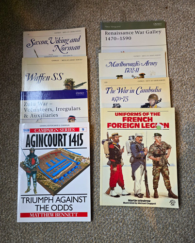 Mostly osprey books - mostly,