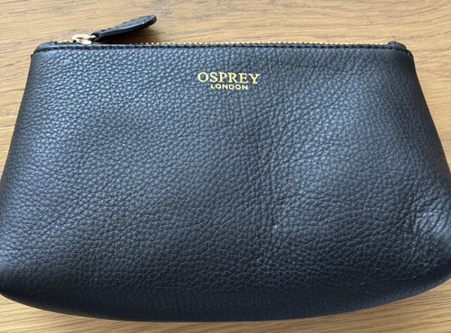 Small black leather - black,