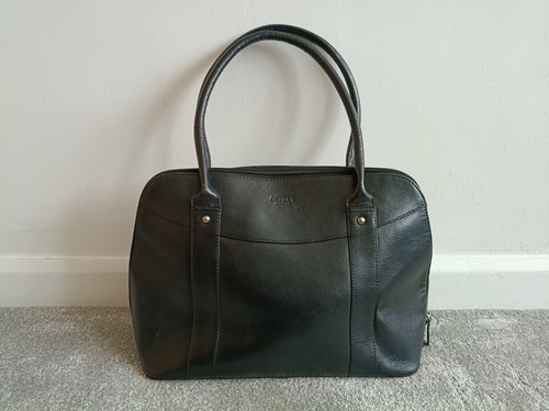 Osprey black leather - black, large