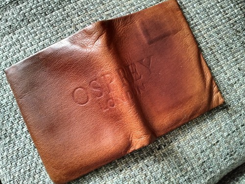 Mens osprey wallet tan genuine - osprey,