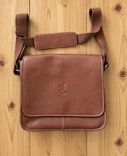 Osprey brown leather messenger - osprey,
