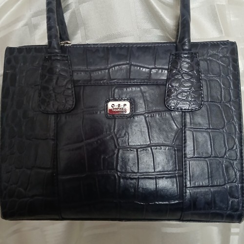 Navy croc effect - croc, osprey