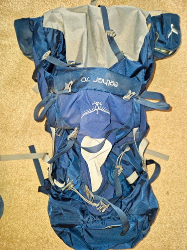 Osprey aether 70l blue grey - osprey, 70